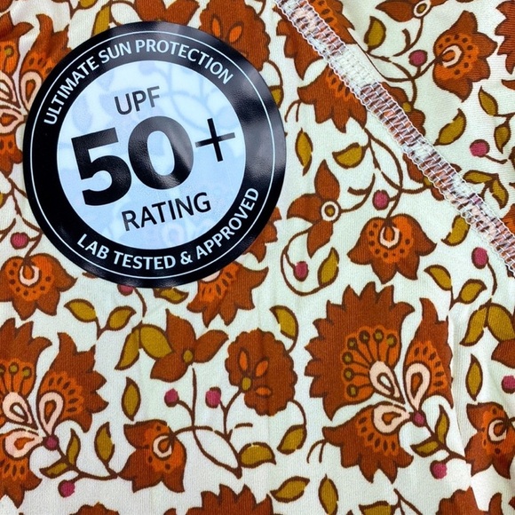 ☀️RIP CURL☀️ G BOMB LONG SLEEVE UV BURNT ORANGE BODY SUIT - Picture 9 of 15